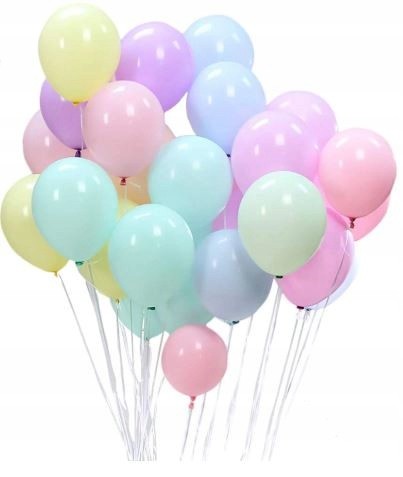 Balony pastelowe mix 30 szt wesele urodziny 30 cm