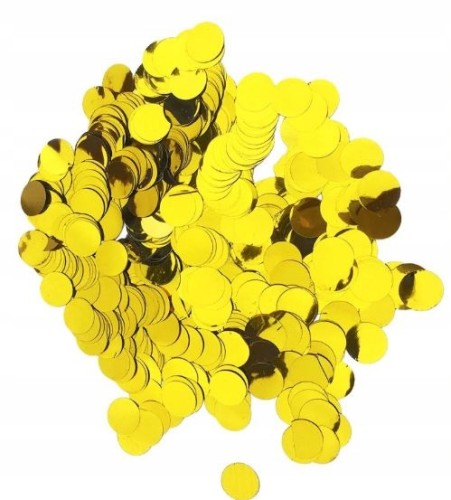 KONFETTI 15g urodziny chrzest dekoracja złote