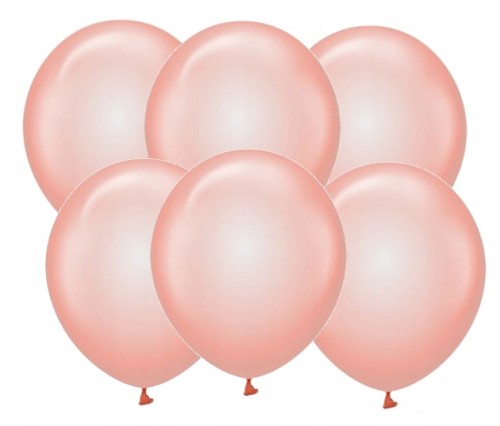 Balony lateksowy KRYSTALICZNY 12 szt pomarańczowy