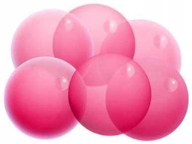 Balony lateksowy KRYSTALICZNY 12 szt różowy 30 cm