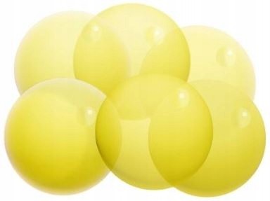 Balony lateksowy KRYSTALICZNY 12 szt żółty 30 cm