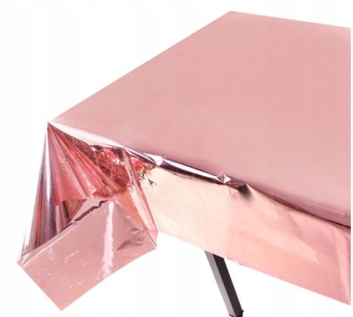 Obrus plamoodporny Rose gold cerata folia 137x274