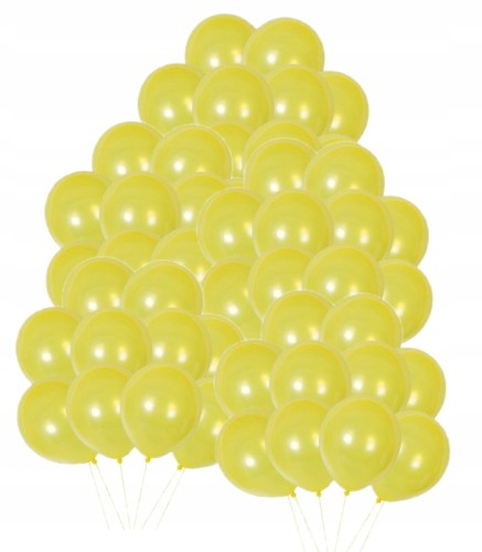 Balony lateksowy żółty 50 wesele urodziny 30 cm