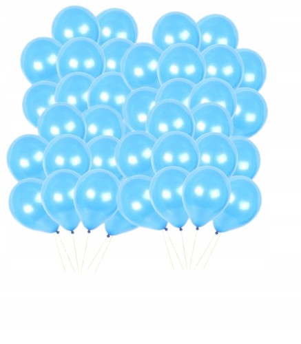 Balony lateksowy niebieski 50 wesele urodziny 30cm