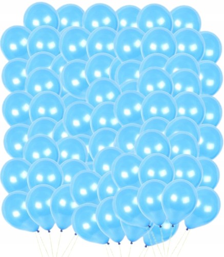 Balony lateksowy niebieski 100 wesele urodziny 30