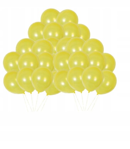 Balony lateksowy żółty 30 wesele urodziny 30 cm
