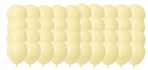 Balony pastelowe ŻÓŁTE 50 szt urodziny 30 cm HIT