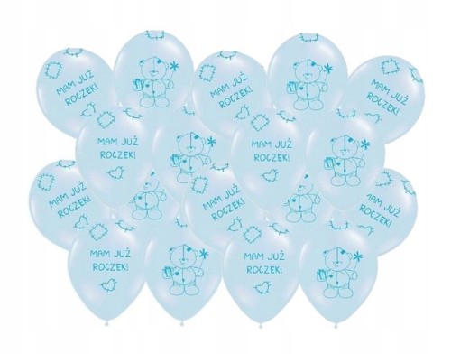 Balony lateksowe 35 cm DUŻE mam już ROCZEK 20sztuk