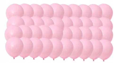 Balony pastelowe różowe 50 szt urodziny 30 cm HIT