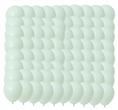 Balony pastelowe pistacjowe 100 szt urodziny 30 cm