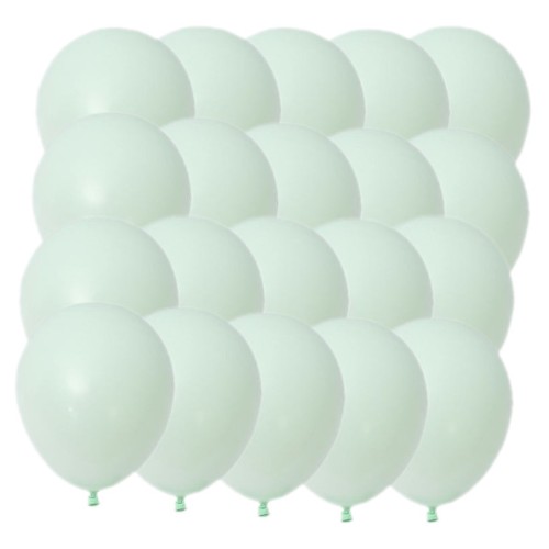 Balony pastelowe pistacjowe 20 szt urodziny 30 cm