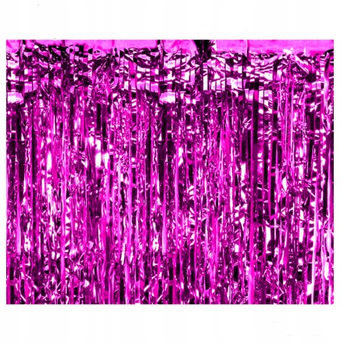 KURTYNA DEKORACYJNA fioletowa ZASŁONA 100cm x200cm