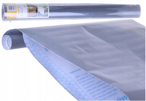 Okleina Meblowa Folia szary Dekoracyjna 45 x 200cm