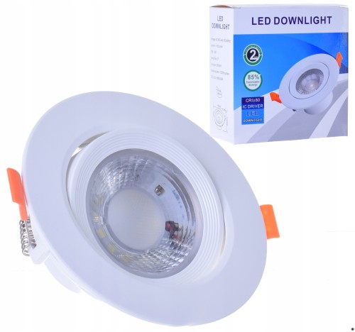 12W OPRAWA sufitowa LED SMD LAMPA halogen 100W HIT