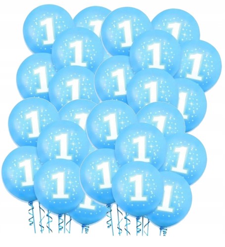 Balony lateksowe DUŻE 35 cm ROCZEK urodziny 20 szt