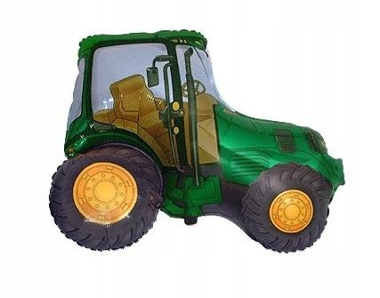 BALON foliowy traktor zielony urodziny roczek 32