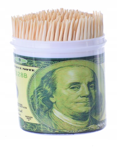 Eco bambusowe patyczki wykałaczki 400 szt pudełko