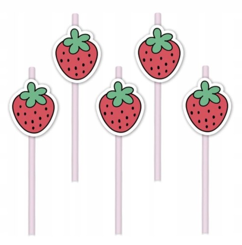 Słomki BIO RURKI papierowe trusk 8szt eco urodziny