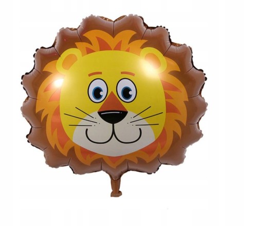 BALON foliowy lew urodziny przyjęcie 40 cm roczek