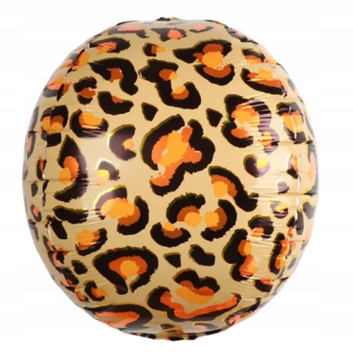 BALON foliowy kula panterka 55 cm 3D pantera hit