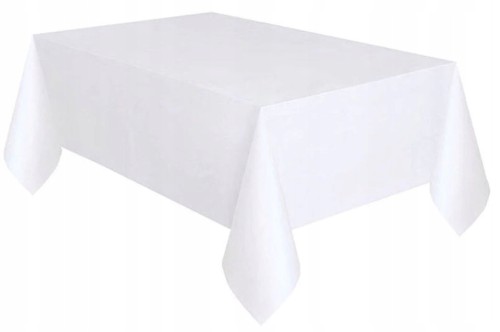 Obrus plamoodporny biały cerata foliowy 137 x 183