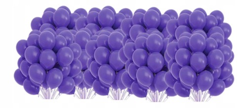 Balony metaliczne fioletowy 100szt urodziny 30cm