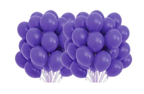 Balony metaliczne fioletowy 20szt urodziny 30cm