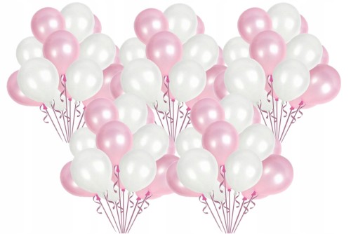 Balony metaliczne czarne złote wesele urodziny 50