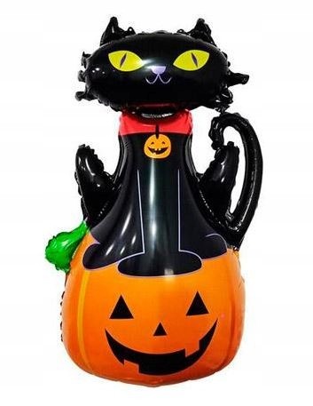 BALON foliowy KOT dynia HALLOWEEN przyjęcie 97x68