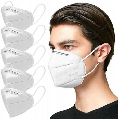KN 95 Maska maseczka ochronna 5 warstwowa 5 sztuk