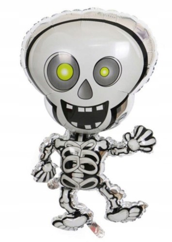 BALON foliowy kościotrup HALLOWEEN przyjęcie 81x47