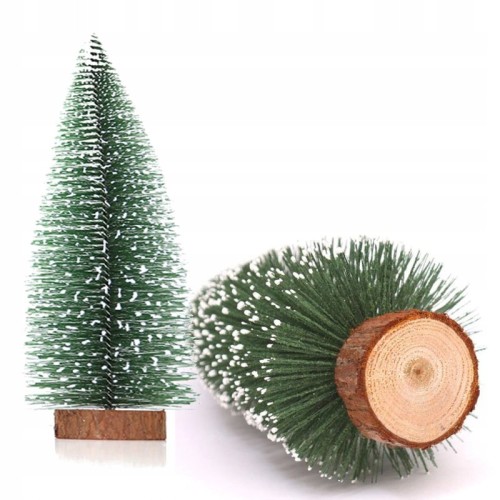 CHOINKA oprószona śniegiem na PNIU sztuczna 15 cm