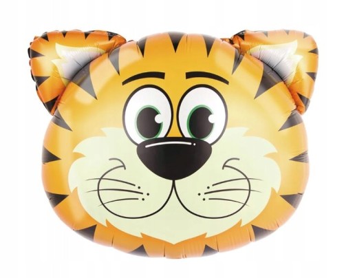 BALON foliowy tygrys urodziny 49cm roczek tygrysek
