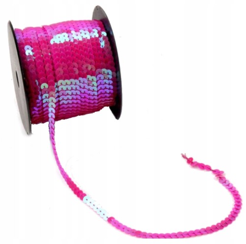 Tasiemka dekoracyjna cekiny łańcuch świąteczny