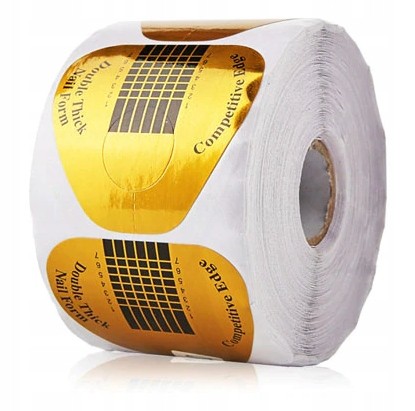 Szablon do przedłużania paznokci FORMY 500 SZT