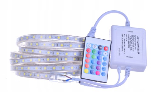 WODOODPORNA TAŚMA LED PILOT 45M ZIMNY bluetooth