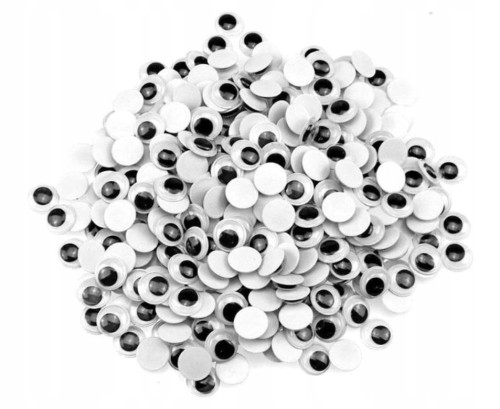 Oczy oczka ruchome 1,5cm samoprzylepne hit 40 szt