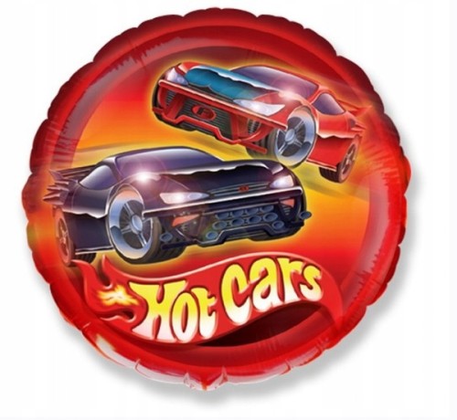 BALON foliowy samochód HOT CARS auto roczek 18