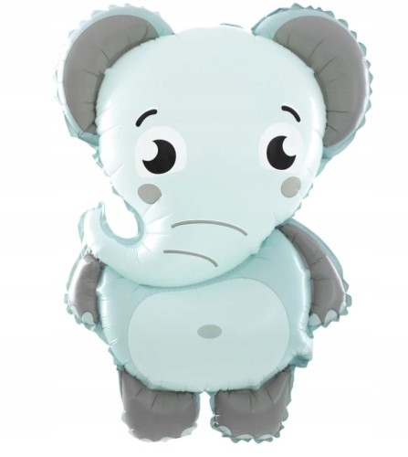 BALON foliowy słonik zwierzęta urodziny 63 cm
