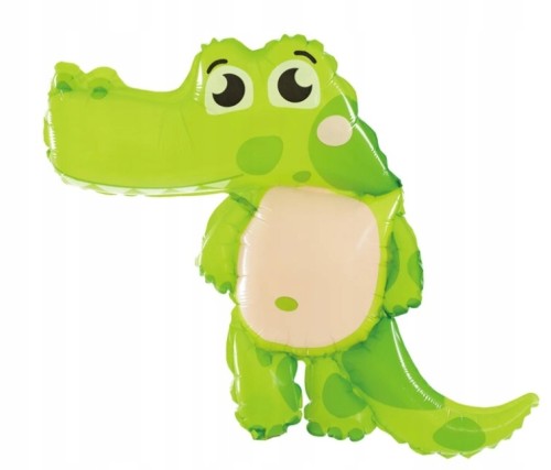 BALON foliowy krokodyl zwierzęta urodziny 63 cm