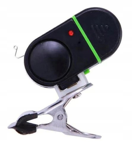 sygnalizator brań zakładany na wędkę klips głośny