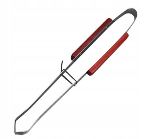 Szczypce do grilla stal uchwyt 34 cm BBQ