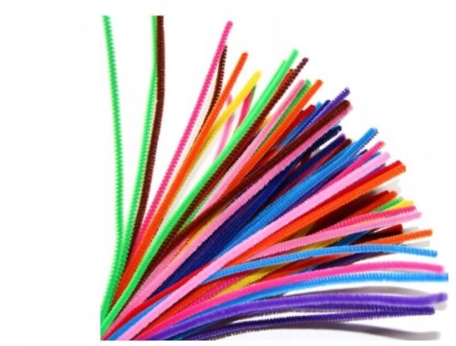 DRUCIKI KREATYWNE drut florystyczny kolorowy 50szt