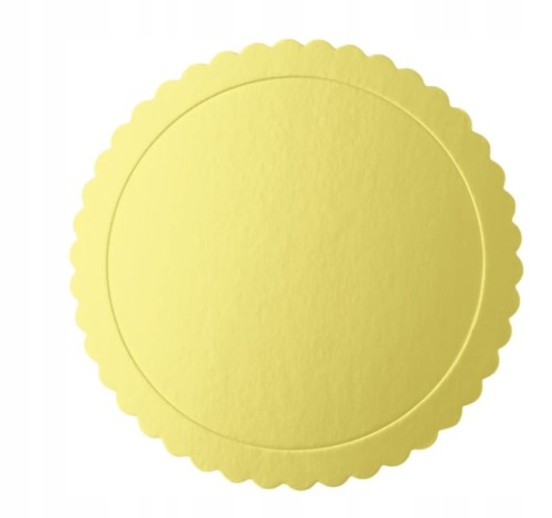 Podkładka tacka złota okrągła pod tort ciasto 20cm
