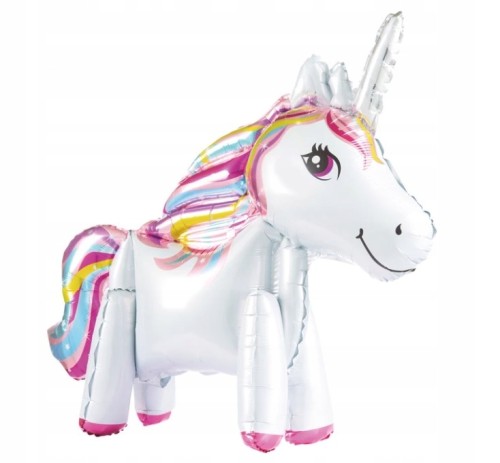 Balon foliowy UNICORN jednorożec z rogiem 68 cm