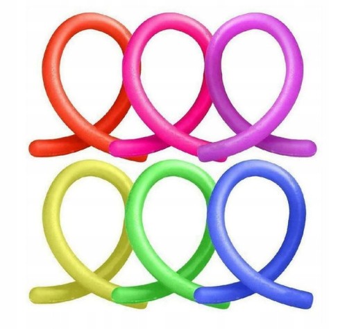 MONKEY ZABAWKA MAKARON ANTYSTRESOWY FIDGET 6 sz