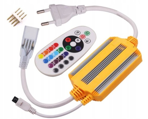 PILOT STABILIZATOR ZASILACZ TAŚMY LED RGB 230 V