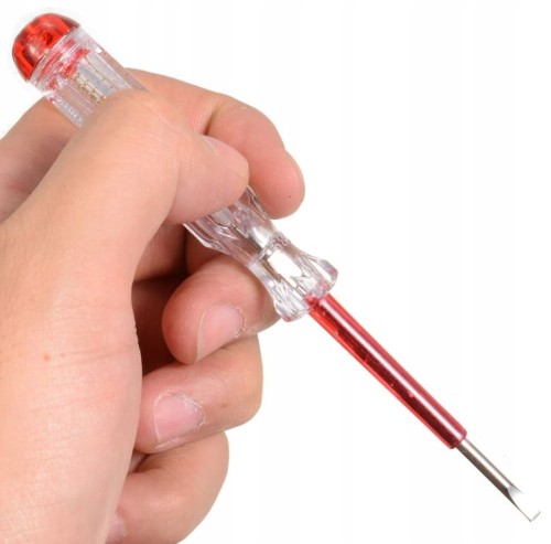 PRÓBNIK NAPIĘCIA PROBÓWKA TESTER PRĄDU ŚRUBOKRĘT