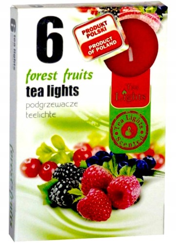 Świeczki zapachowe podgrzewacz forest fruits 6 szt