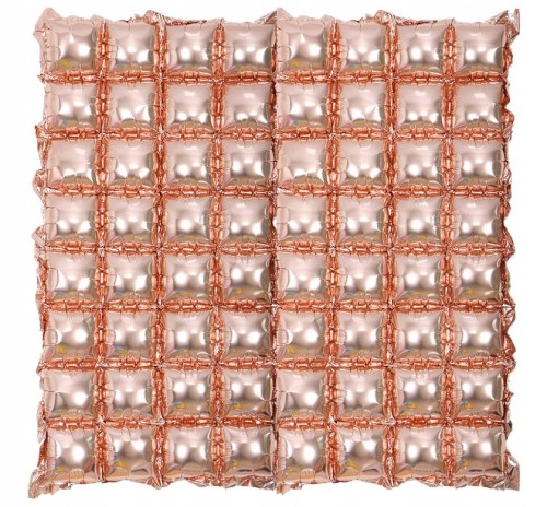 Ściana balonowa foliowa kurtyna rose gold 140x148